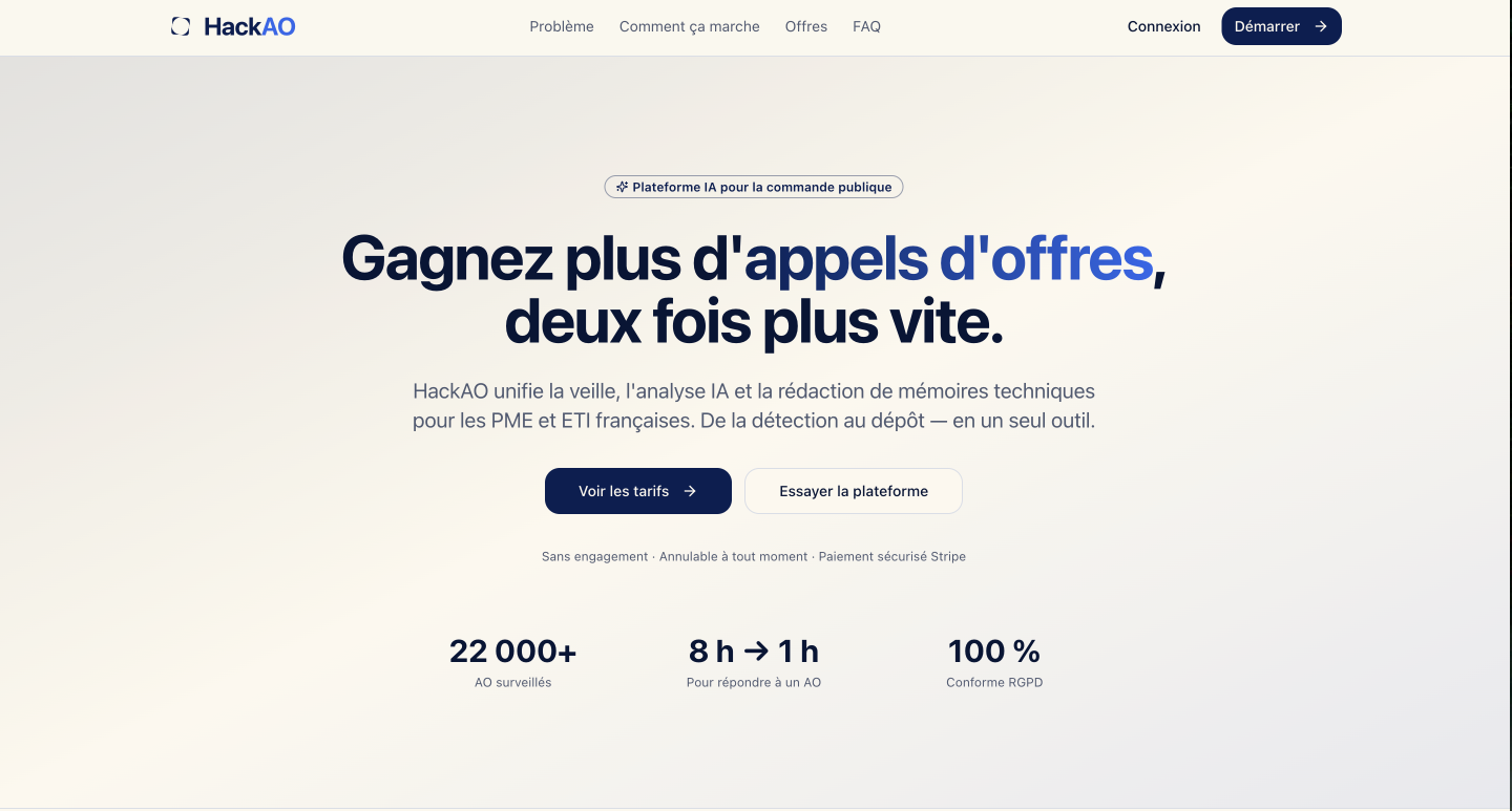 HackAO — aperçu